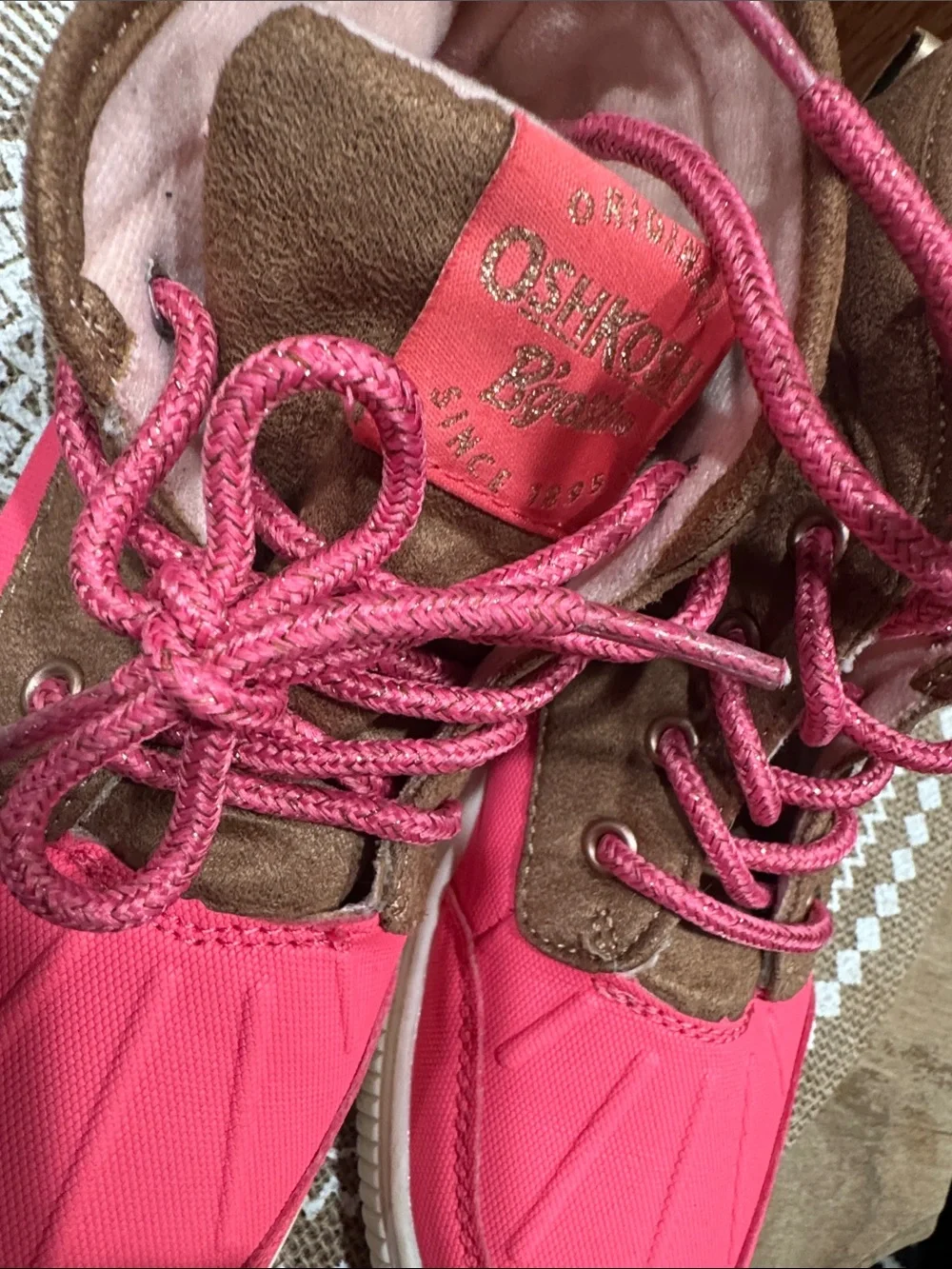 OshKosh B'gosh Rafferg-Oy Shoresider Jr Kids Lace-Up Duck Boots